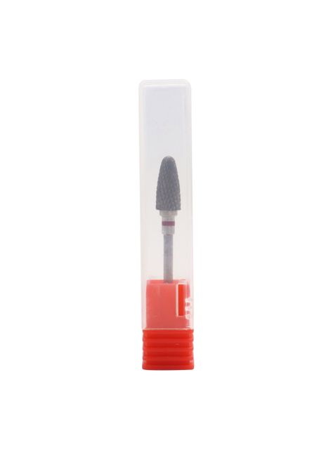  Fresa Carburo para limpieza cono punta redonda roja-2