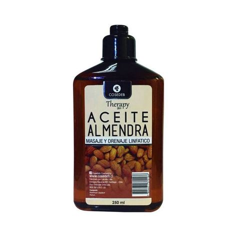 Aceite masaje Almendra hidratante linfático 250ml-0