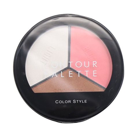 Paleta de contorno facial 3 colores Color Style Blanco-1