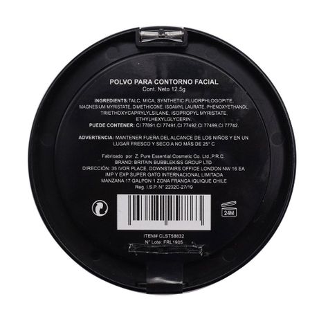 Paleta de contorno facial 3 colores Color Style Blanco-2