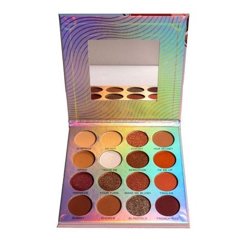 Paleta sombras colores tierra Romantic alta pigmentación-0