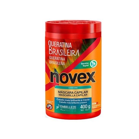 Crema Keratina Brasileña Pelo Dañado Original Brasil Novex-0