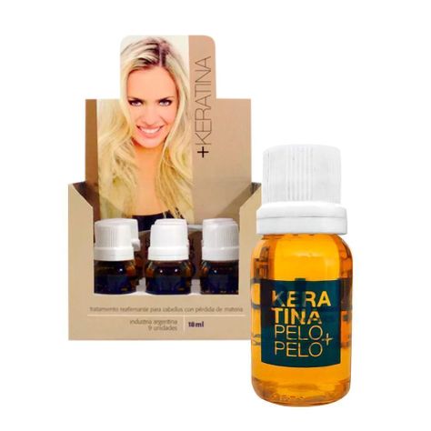 Pack ampolla keratina Olio alisado 9 unidades 18ml-0