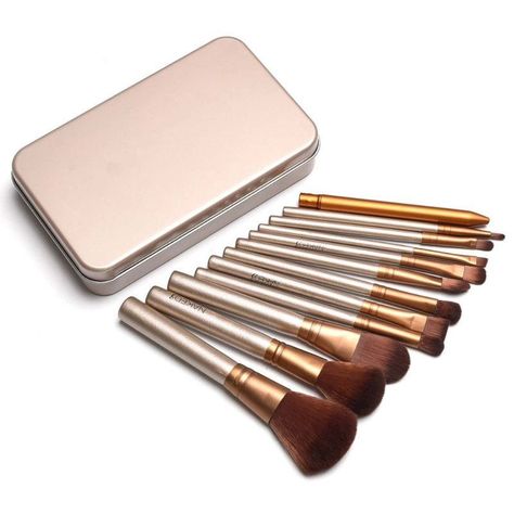 Set 12 Brochas De Maquillaje-0