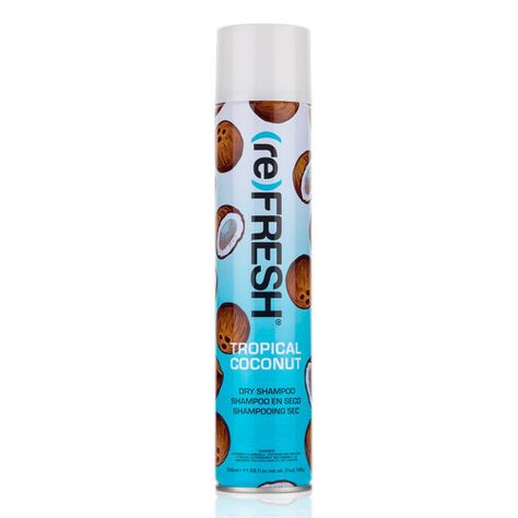 Kit shampoo seco tropical coconut Refresh + cepillo desenredante-1