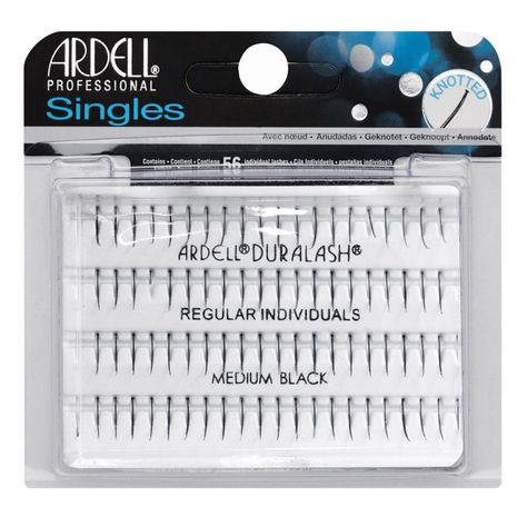 Pestañas Individuales Ardell Singles Médium Black-0