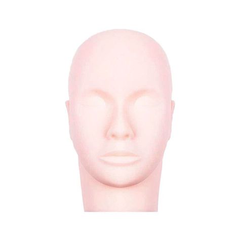 Cabeza De Maniquí O Estudio Para Practicar Pestañas-0