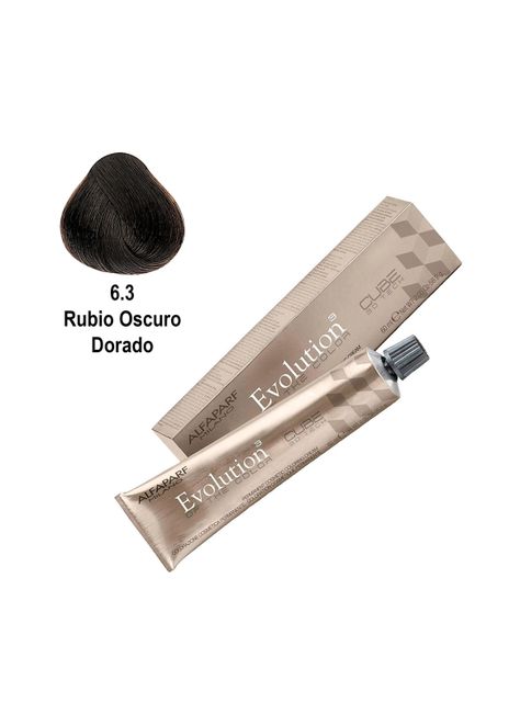 Alfaparf Evolution Coloración Permanente Profesional 6.3 Rubio Oscuro Dorado-1