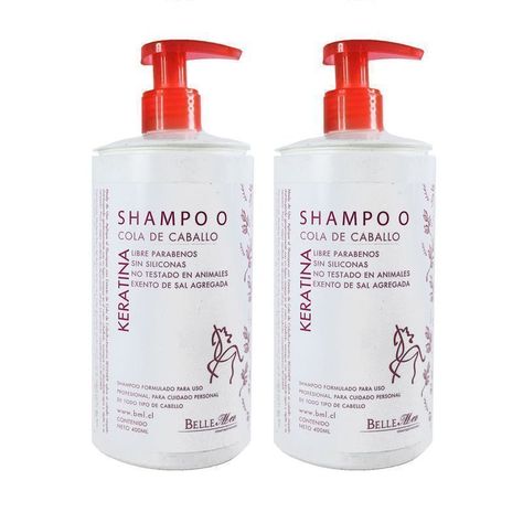 2 Shampoo Cola Caballo Crecimiento Del Cabello-0