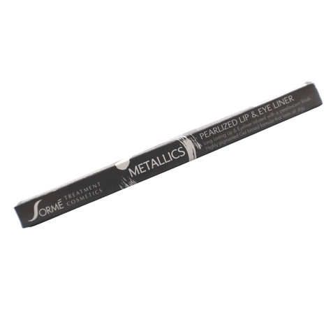 Delineador ojos y labios Sormé Metalics larga duración plata-3
