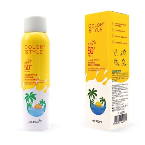 Protector Solar Factor 50 Spray rápida absorción invisible-0
