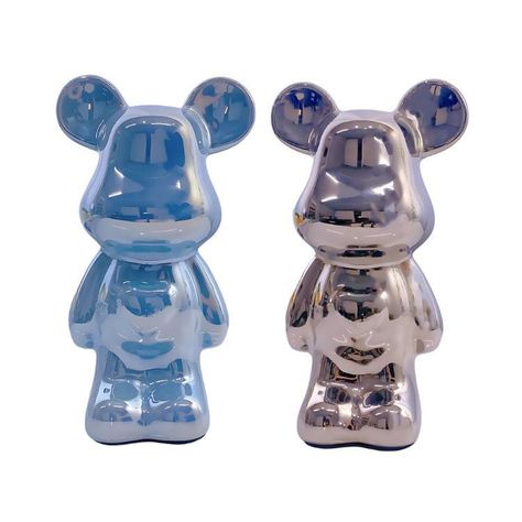 Set 4 Adornos de Osos de Ceramica-2