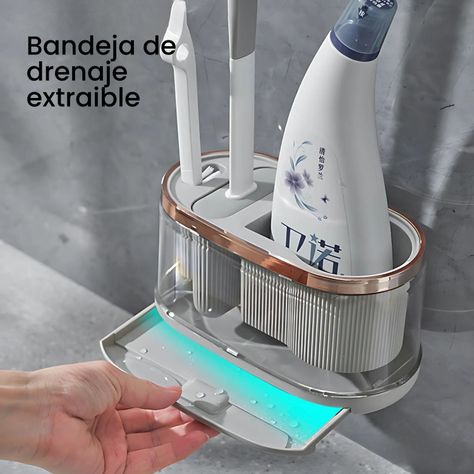 Cepillo Escobilla De Baño De Silicona Con Base-5