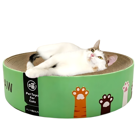 Cama Rascadora Almohadilla Para Gatos Mascota 41cm-0