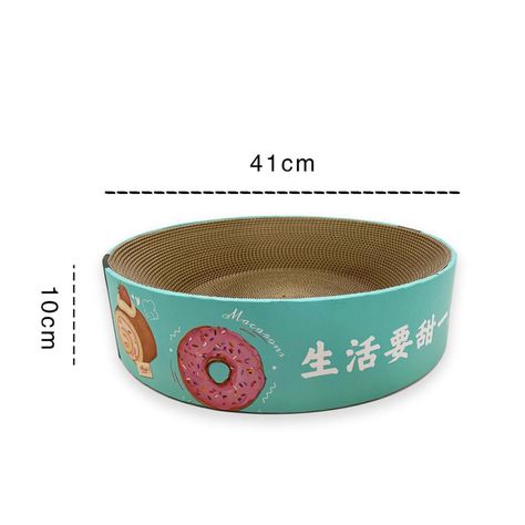 Cama Rascadora Almohadilla Para Gatos Mascota 41cm-2