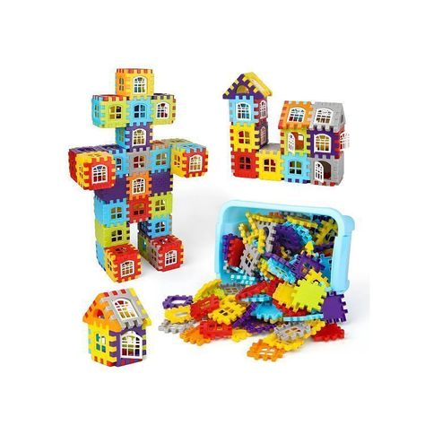 Kit Bloques De Construcción Educativos Niños 150 Piezas-0