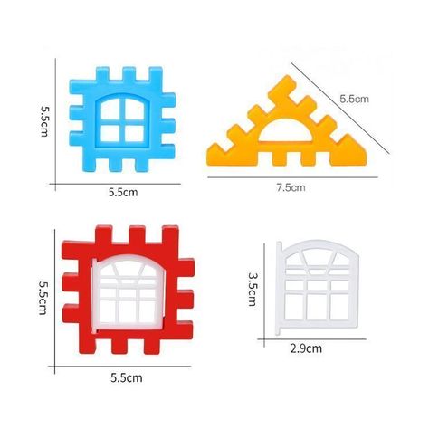 Kit Bloques De Construcción Educativos Niños 150 Piezas-6