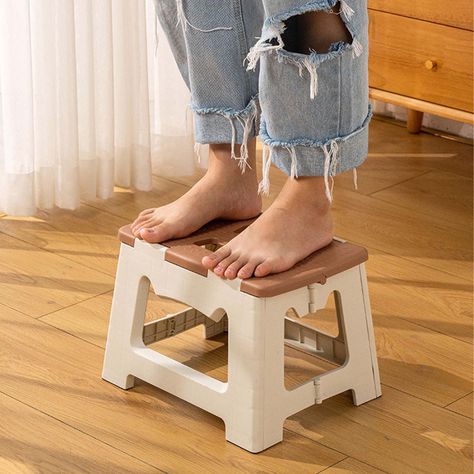 Taburete Plegable Portátil Compacto, Silla-4