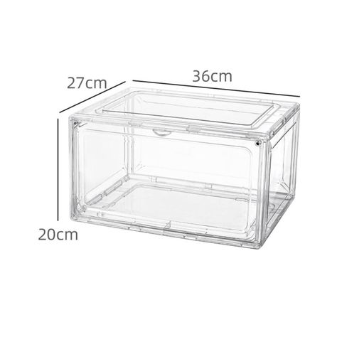 Pack 10 Organizadores De Zapatos Tipo Vitrina Transparente-4