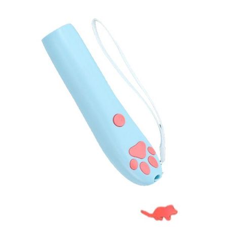 Laser Para Gatos Juguete Proyector Unipatron Azul-0
