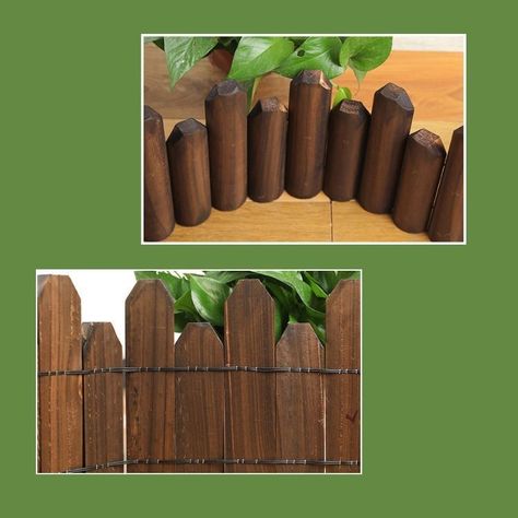 Valla De Madera Flexible Para Jardin Bordes Exteriores-2