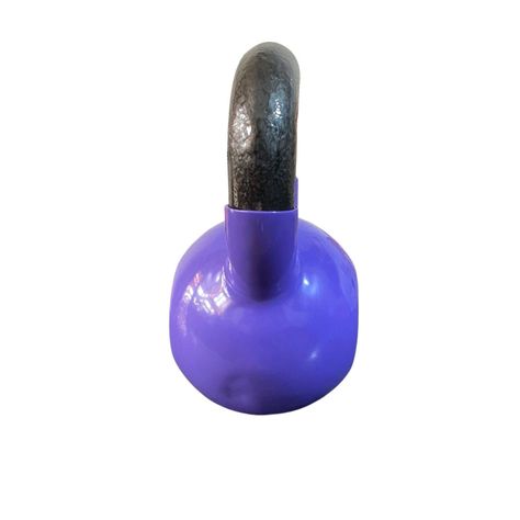 Pesa Rusa Kettlebell 8kg Acero Y Vinilo-1
