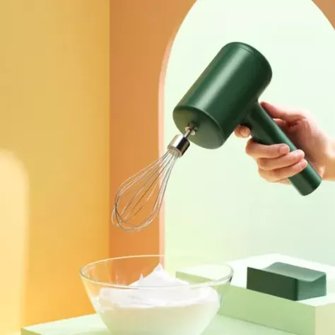 Batidora De Huevos Electrica Usb Recargable 18 Cm + Moledora-1