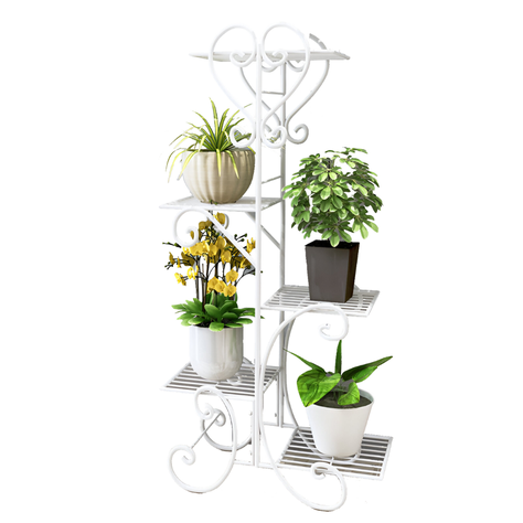 Soporte De 5 Niveles Para Macetas Plantas Decorativo-0