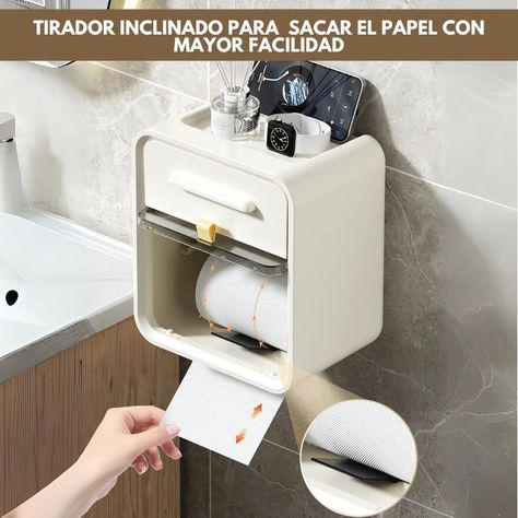 Dispensador de Papel Higienico de Pared-4