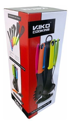 Set 6 Utensilios Espatulas Cuchara Cucharon Cocina-7