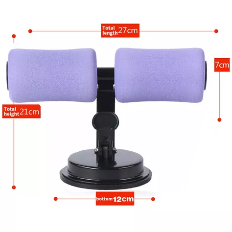 Maquina Abdominales Portatil Con Ventosa Fitness Morado-1