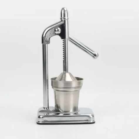 Máquina Exprimidor Extractor Cítrico Manual Acero Inoxidable-3
