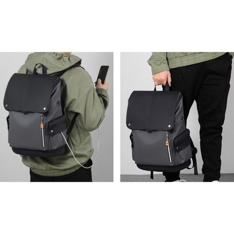 Mochila Notebook Impermeable 35 Litros Carga USB Unisex-7