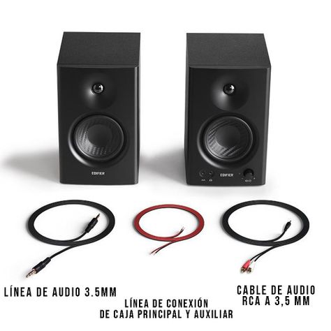 Parlante Dual Edifier Mr4 Monitor Estudio Trs Altavoz-3