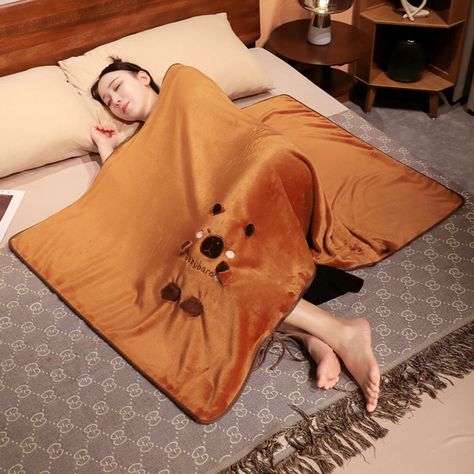 Manta De Felpa Capibara Suave Ligera 85 x 165 cm-3