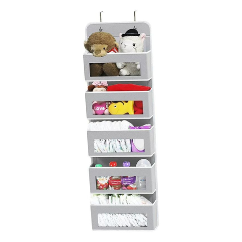 Organizador Colgante Para Armario 5 Compartimientos-0