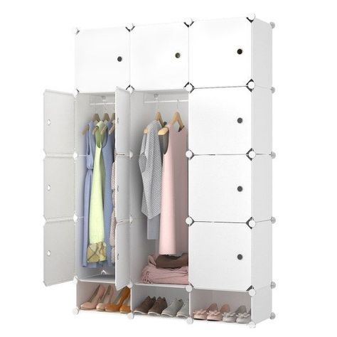 Organizador Closet Ropero Armable Modulado 165 X 110 Cm-0