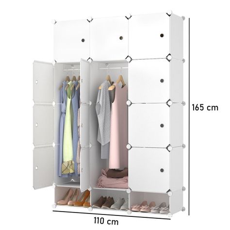 Organizador Closet Ropero Armable Modulado 165 X 110 Cm-1
