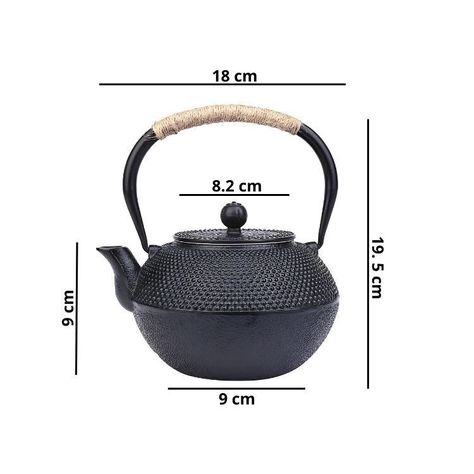 Tetera De Hierro Fundido 1.2L Estilo Japonés Antiguo-1