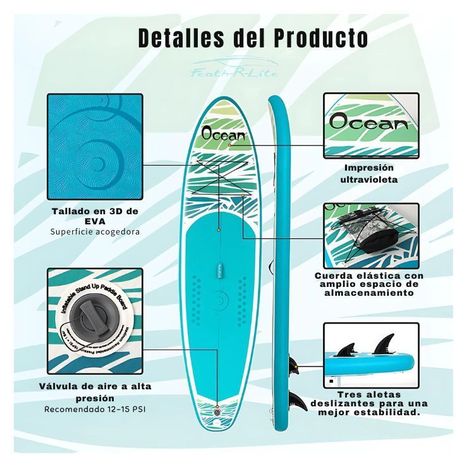 Tabla Stand up-Paddle (SUP) + Accesorios Deportes Acuaticos-4