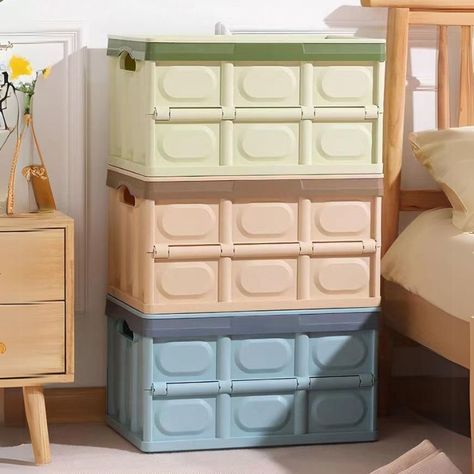 Caja De Almacenamiento Plegable De Plastico Organizador-1