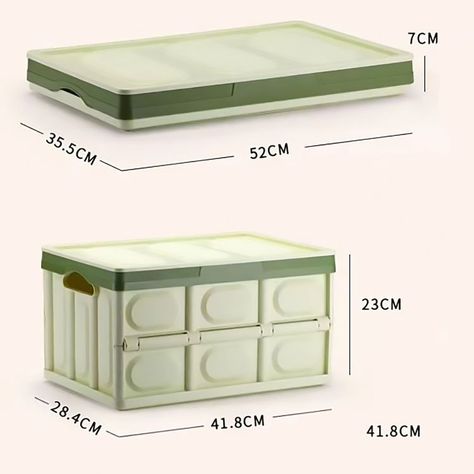 Caja De Almacenamiento Plegable De Plastico Organizador-2
