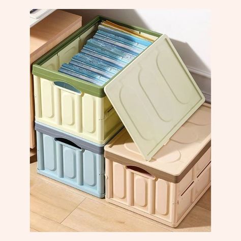 Caja De Almacenamiento Plegable De Plastico Organizador-3
