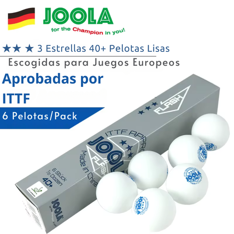 Pelotas Profesionales Ping Pong JOOLA 3 Estrellas Pack de 6-1