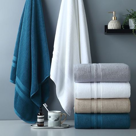 Toalla De Baño 140 x 70 cm Algodón Absorbente-1