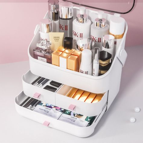 Caja Mostrador Portátil Organizador De Maquillaje Multiuso-5