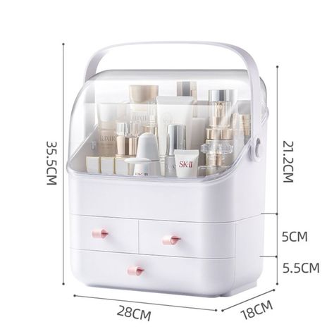 Caja Mostrador Portátil Organizador De Maquillaje Multiuso-2