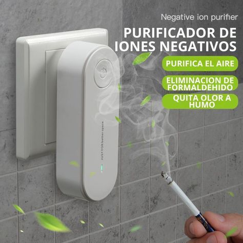 Mini Purificador De Aire Hogar Anti Olores Iones Negativos-1