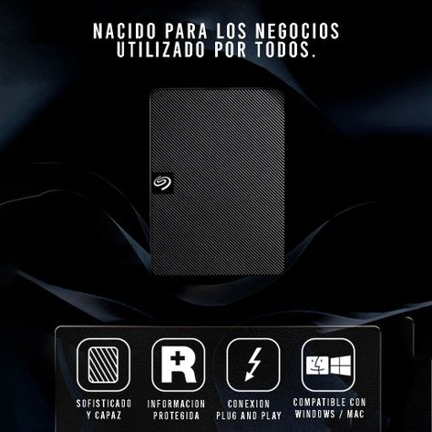 Disco Duro Portatil Seagate 1TB USB 3.0 PC-2