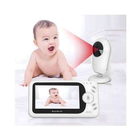 Camara Monitor de Vídeo Para Bebés, Portatil Con Musica-0